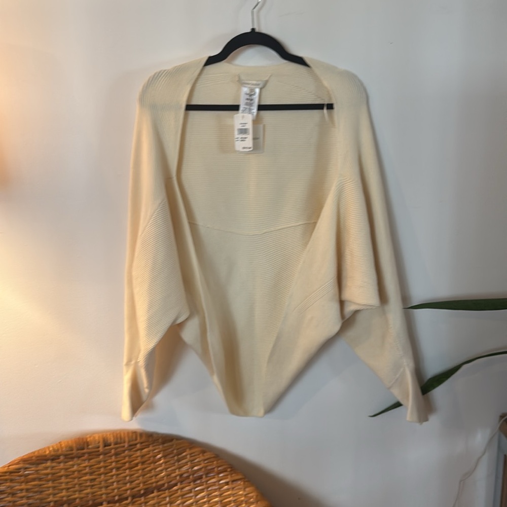 Favorite Daughter Cream Knit Shrug